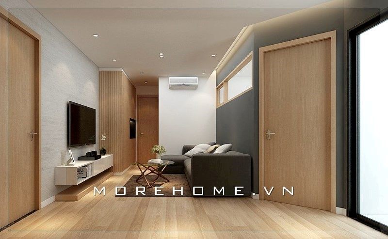 Tủ tivi màu trắng gỗ công nghiệp có thiết kế đơn giản nhưng tiện lợi và có khả năng hút mọi ánh nhìn.
